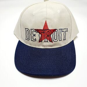 Vintage Detroit Stars Negro Baseball League Team Comerica Bank New Strapback